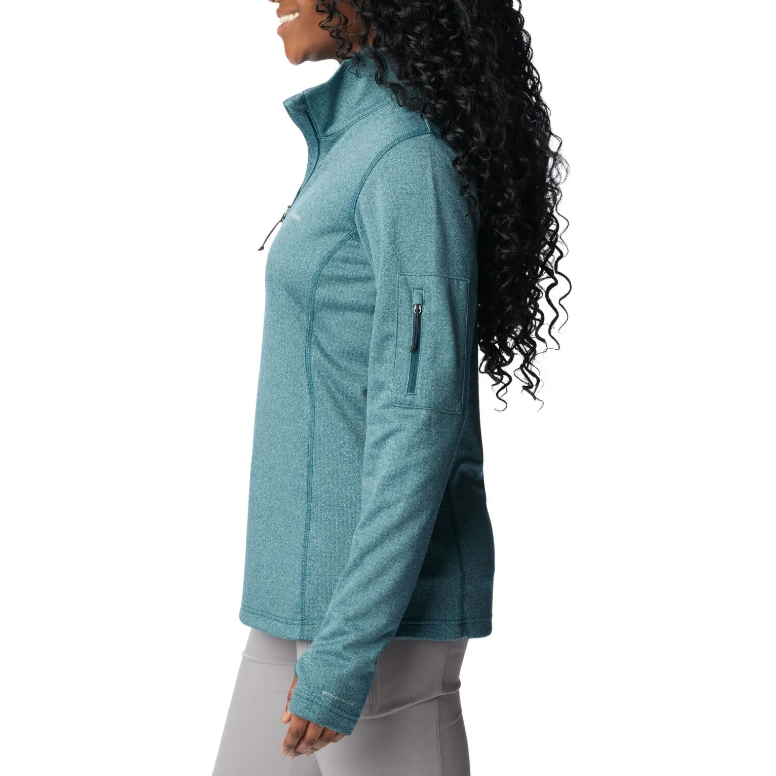 Columbia Park View Grid Fleece Zip Women's