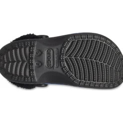 Crocs Baya Lined Fuzz Strap Graphic Clog
