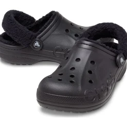 Crocs Baya Lined Fuzz Strap Clog