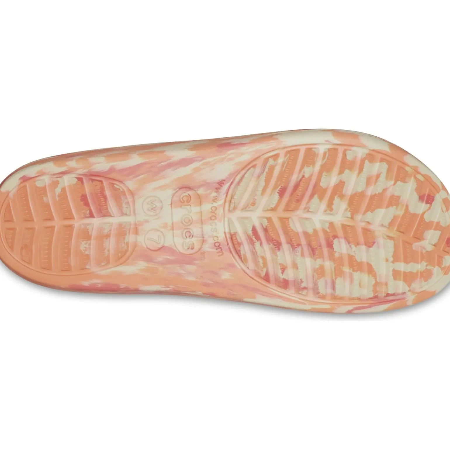 Crocs Baya Platform Marbled Sandal