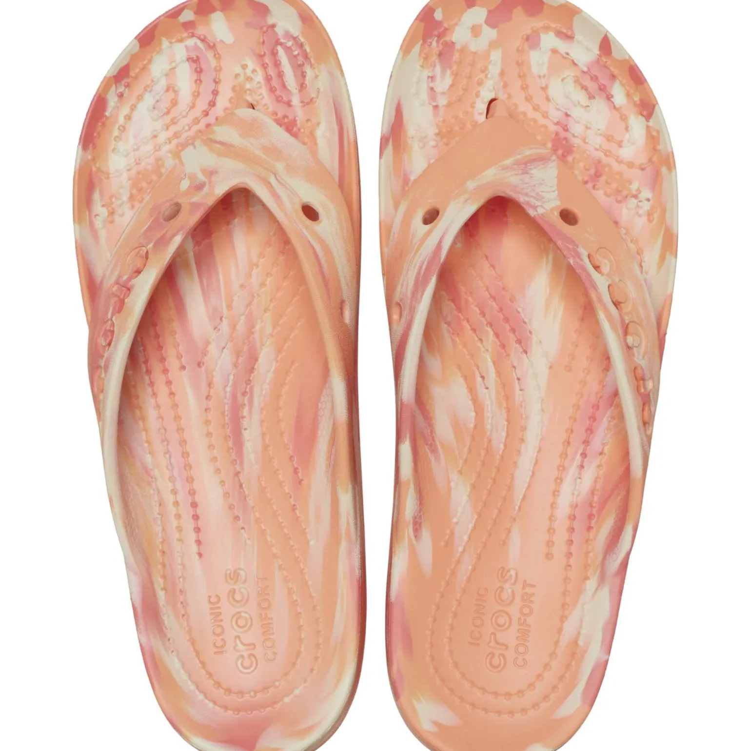 Crocs Baya Platform Marbled Flip