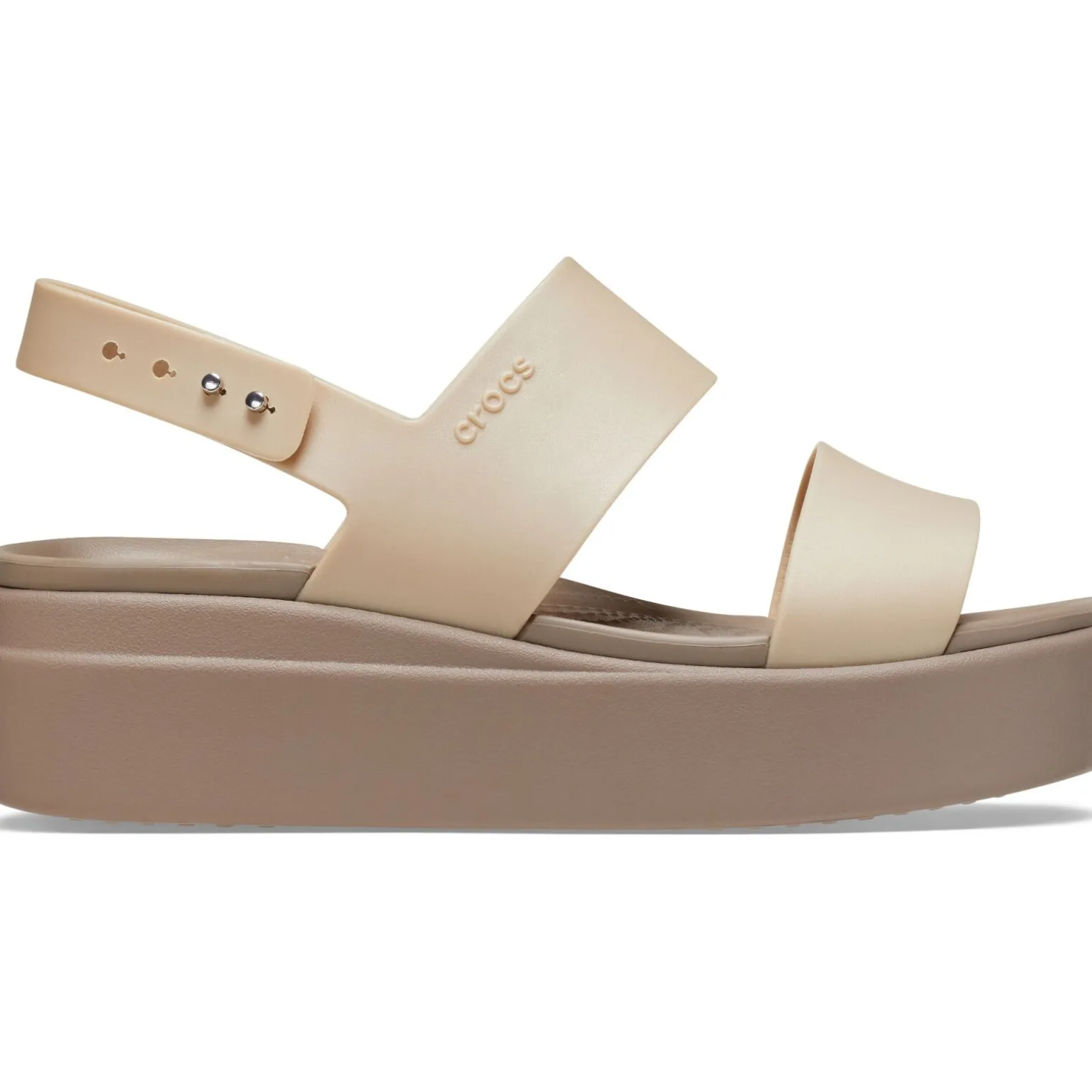 Crocs Brooklyn Metallic Low Wedge Women's