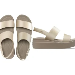 Crocs Brooklyn Metallic Low Wedge Women's