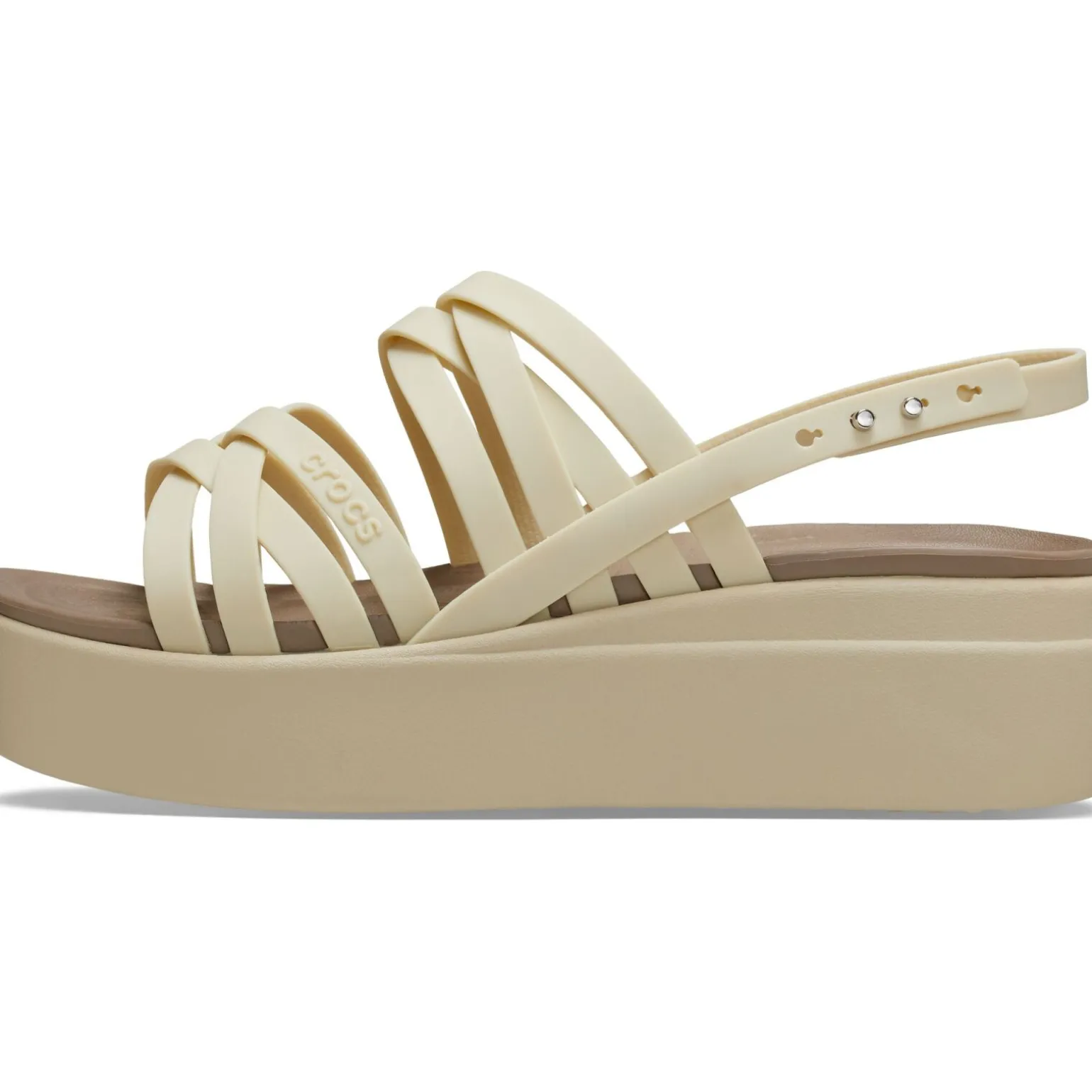 Crocs Brooklyn Strappy Low Wedge Women's