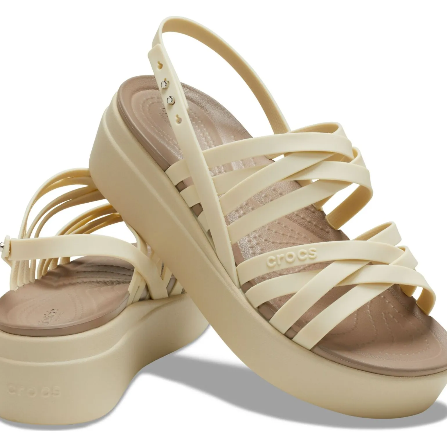 Crocs Brooklyn Strappy Low Wedge Women's