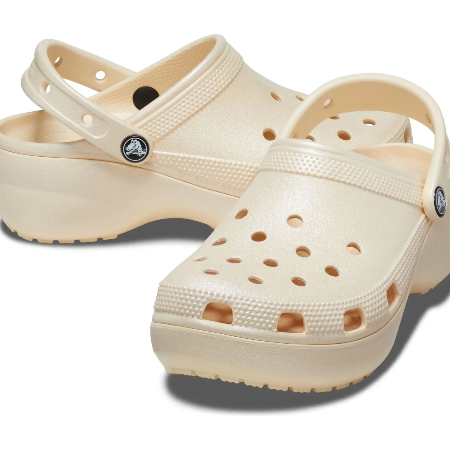 Crocs Classic Platform Shimmer Clog