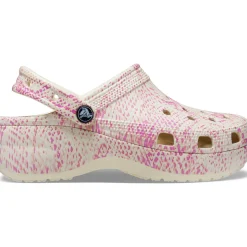 Crocs Classic Platform Snake Print Clog Women