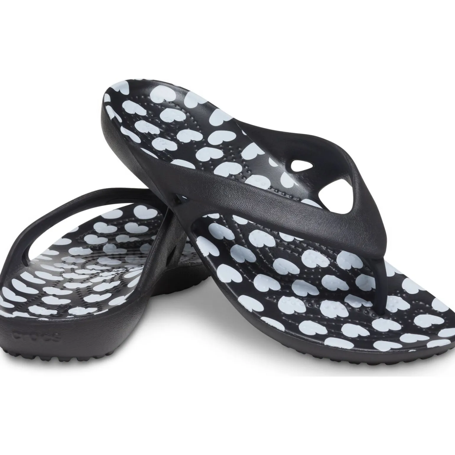 Crocs Kadee Ii Heart Print Flip W