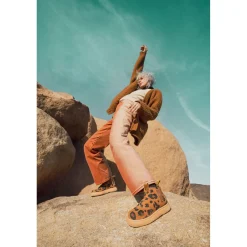 Toms Abstract Leo Print Suede Women's Chelsea Boot