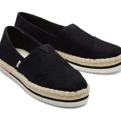Toms Heavy Twill Women's Platform Rope Alpargata