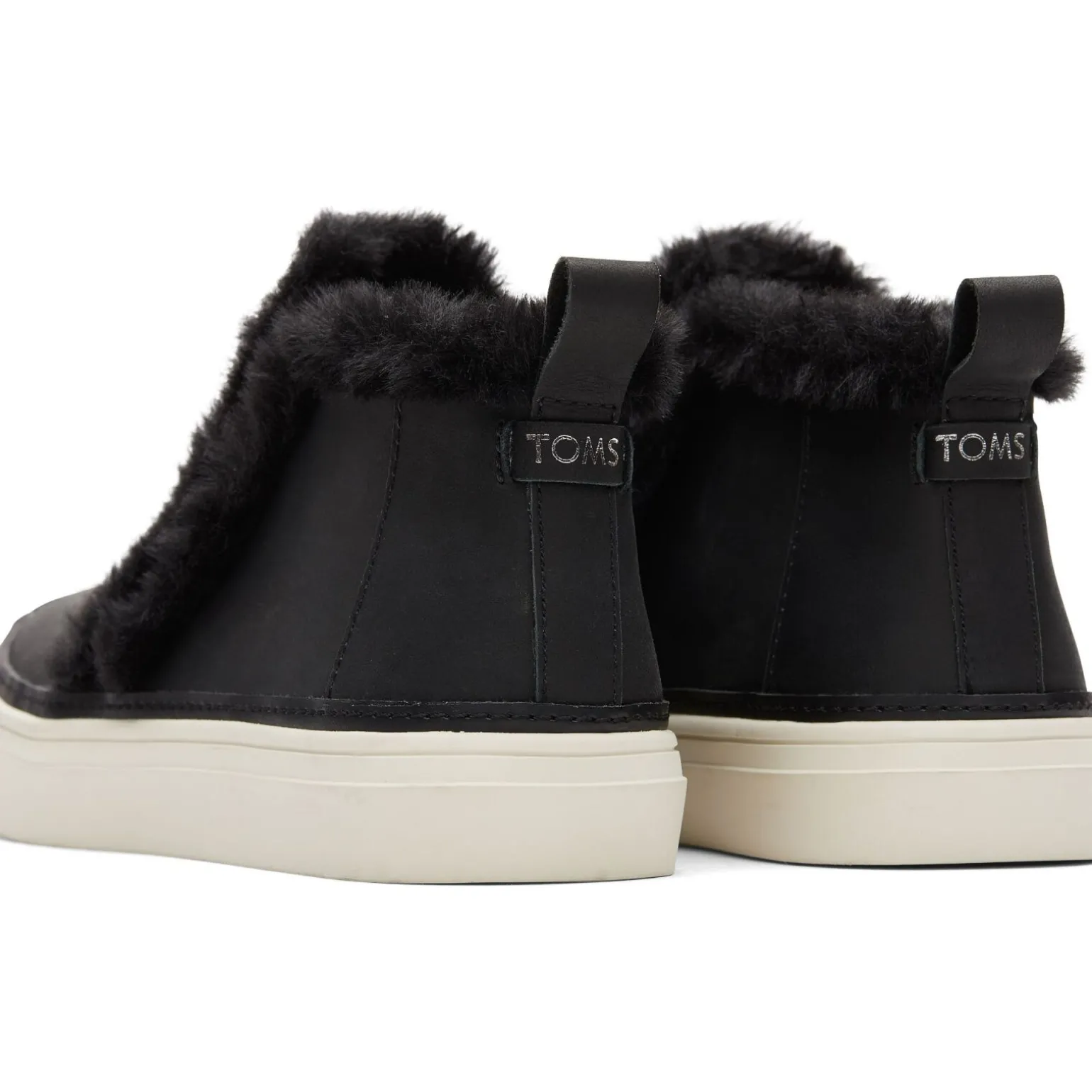 Toms Leather Faux Fur Women's Bryce Sneaker